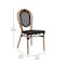 Flash Furniture Marseille Thonet French Bistro Stacking Chair, Black Textilene and Bamboo Print Aluminum Frame, 2PK 2-SDA-AD642002S-TXT-BK-NAT-GG - alternate 5